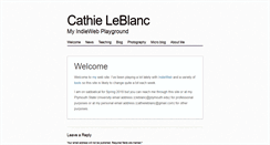 Desktop Screenshot of cathieleblanc.com